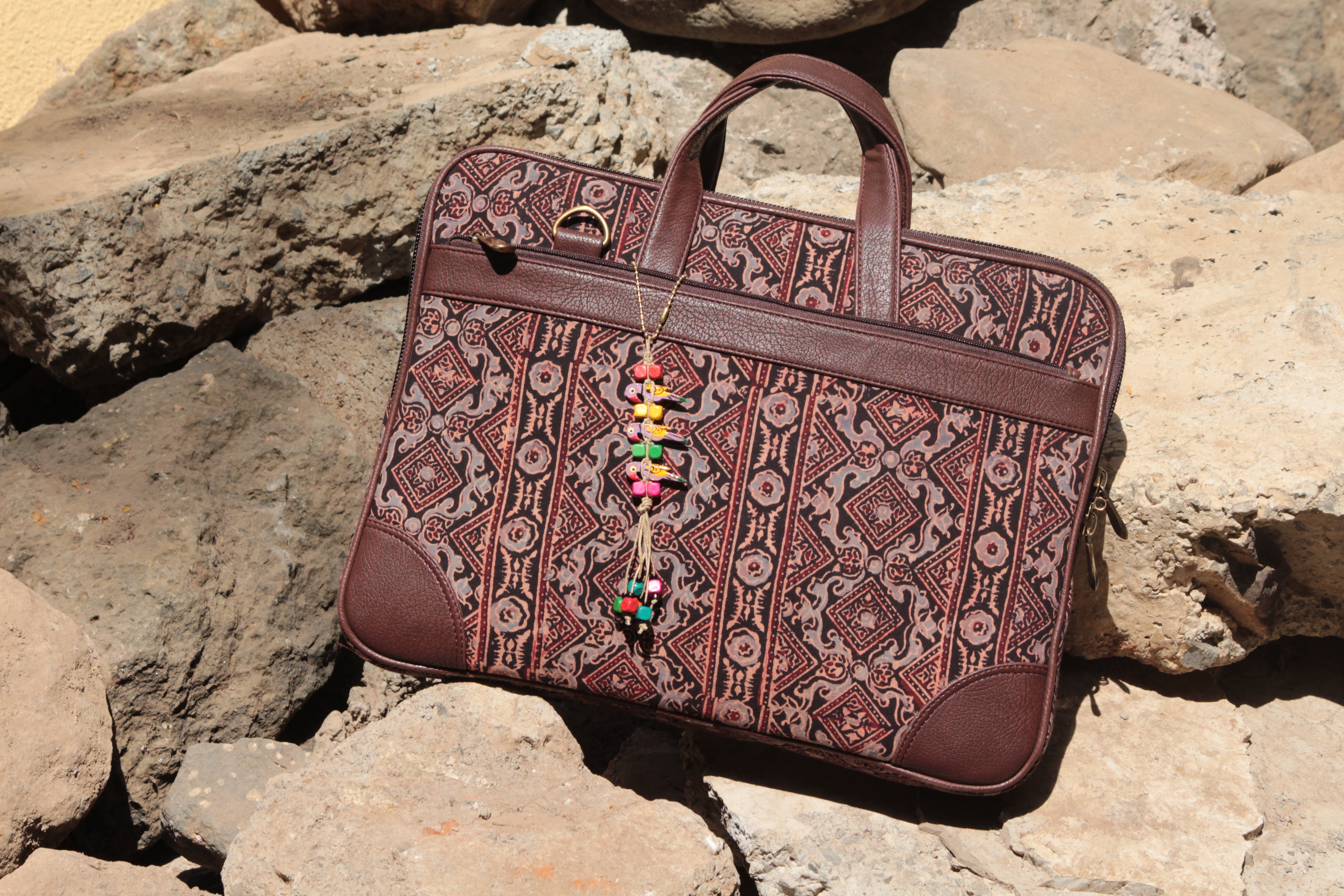Ajrakh Laptop Bag