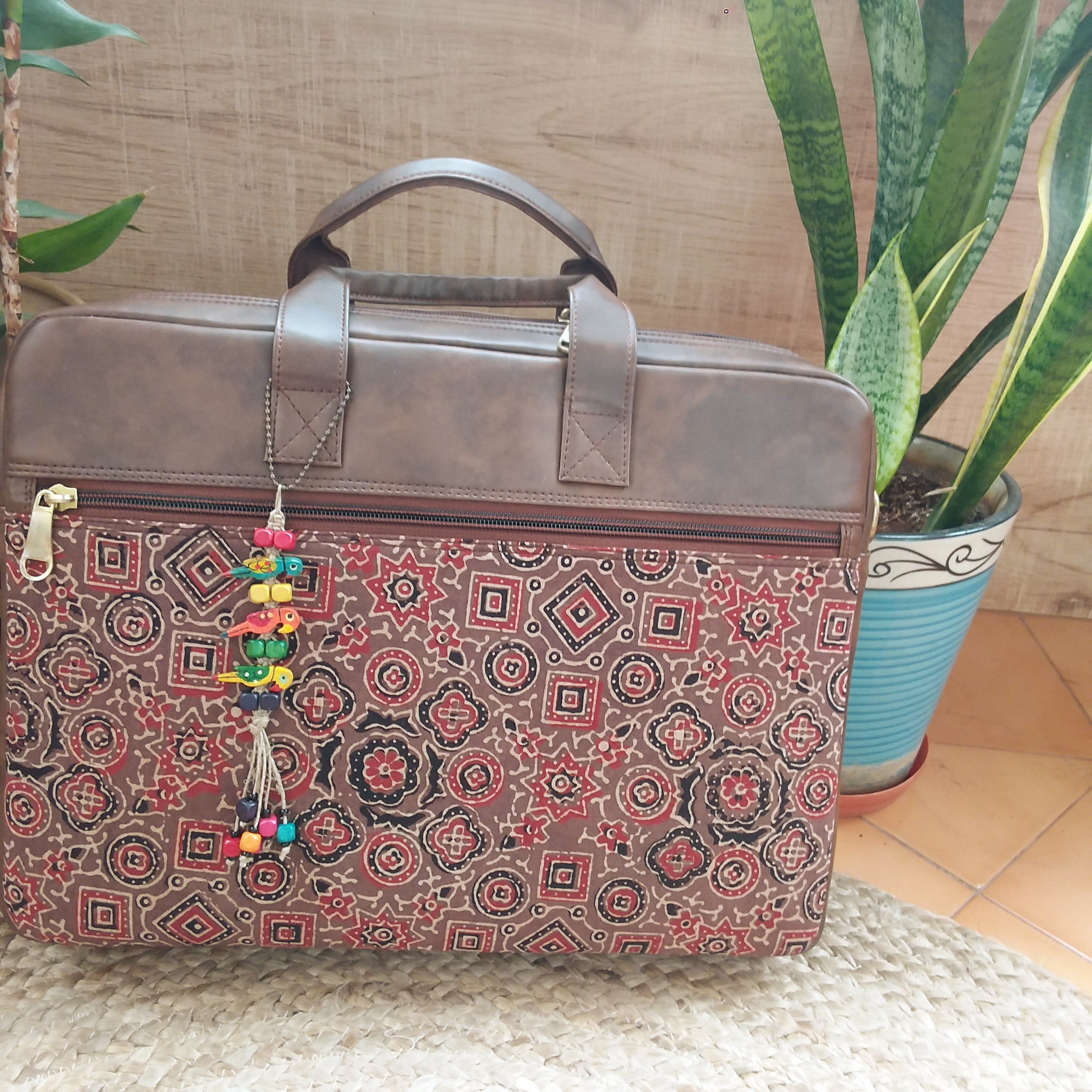 Ajrakh Laptop Bag