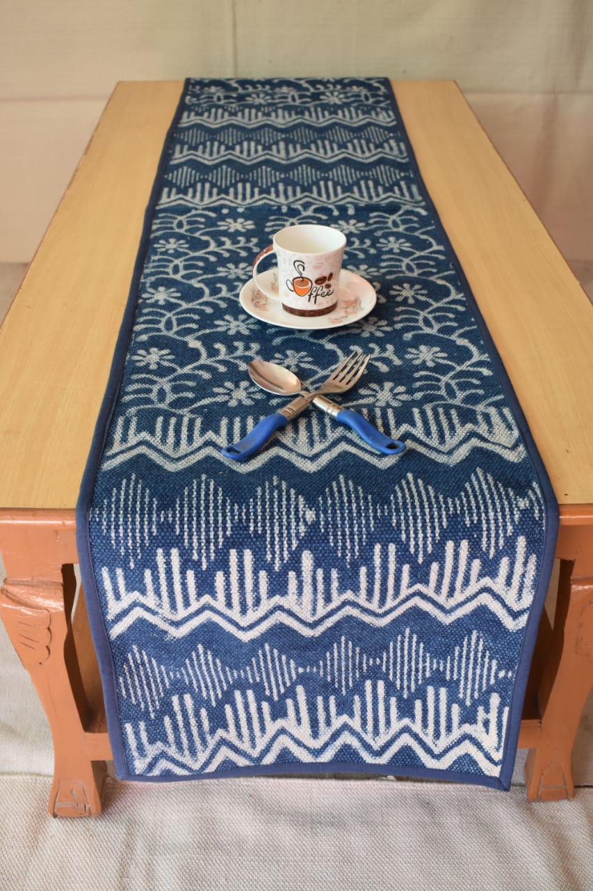 Handwoven Ikat Table Runner