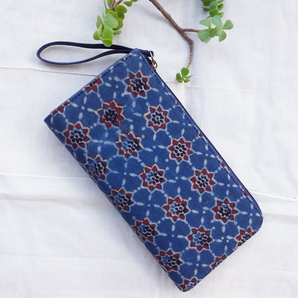 Ajrakh Long Wallet