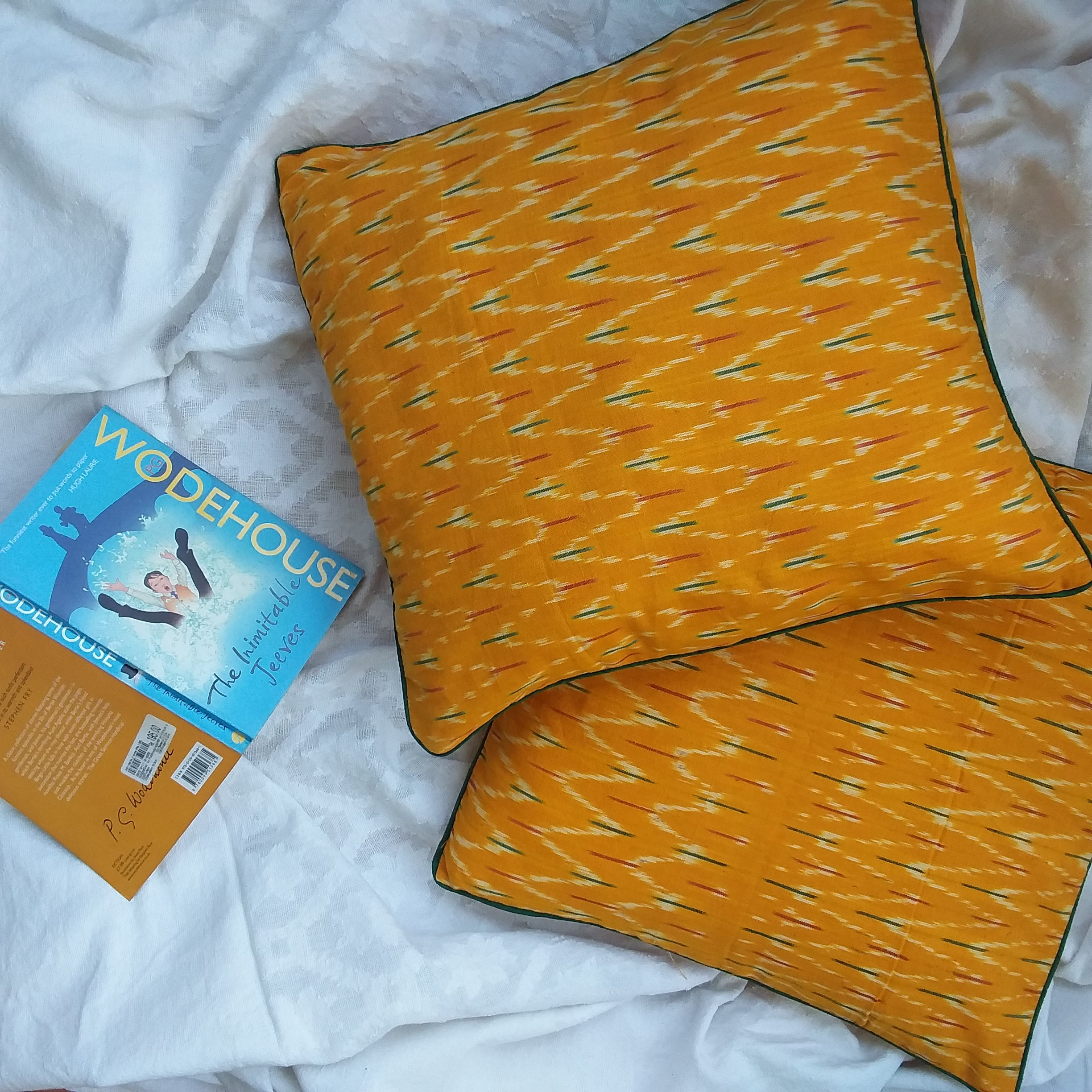 Ikat Cotton Cushion Cover