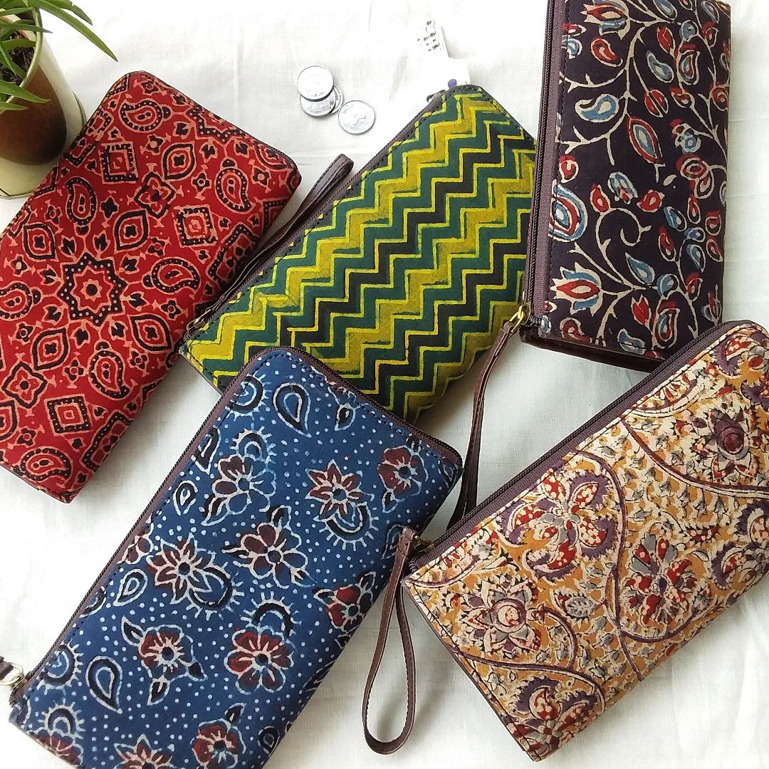 Ajrakh Long Wallet