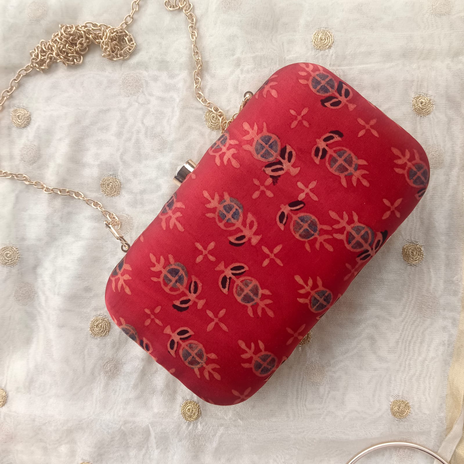 Ajrakh Modal Clutch