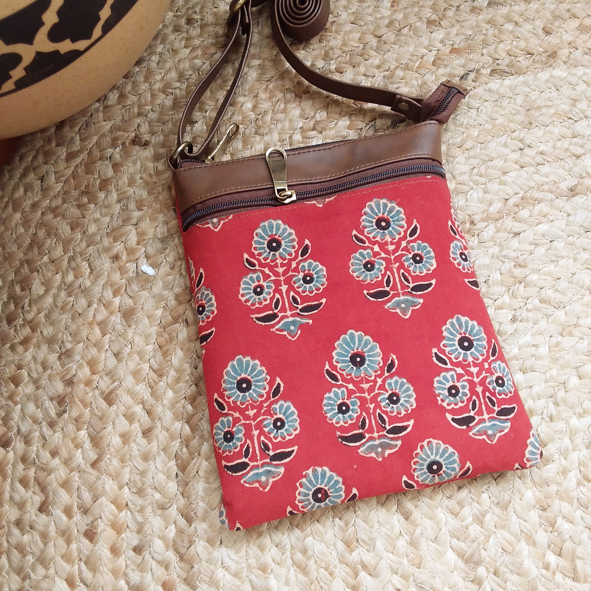 Ajrakh Small Sling Bag