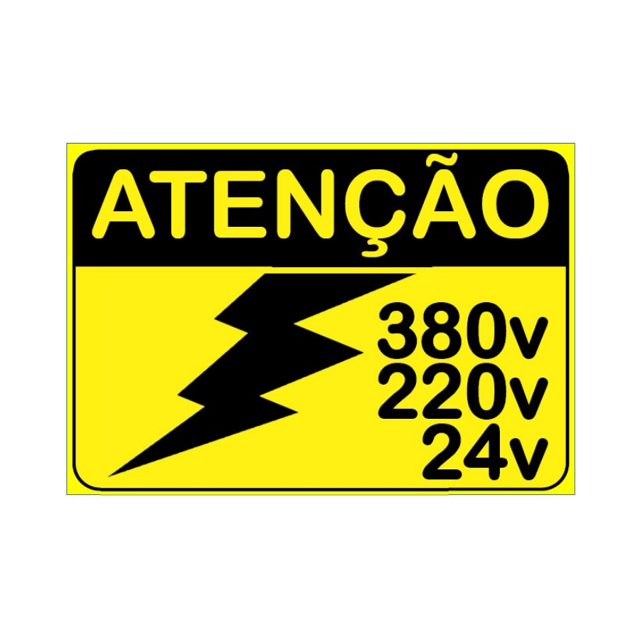 Placa de Alerta Elétrico