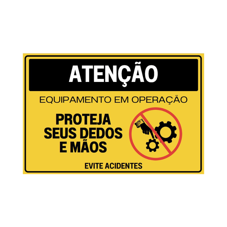 Placa de Sinalização de Segurança