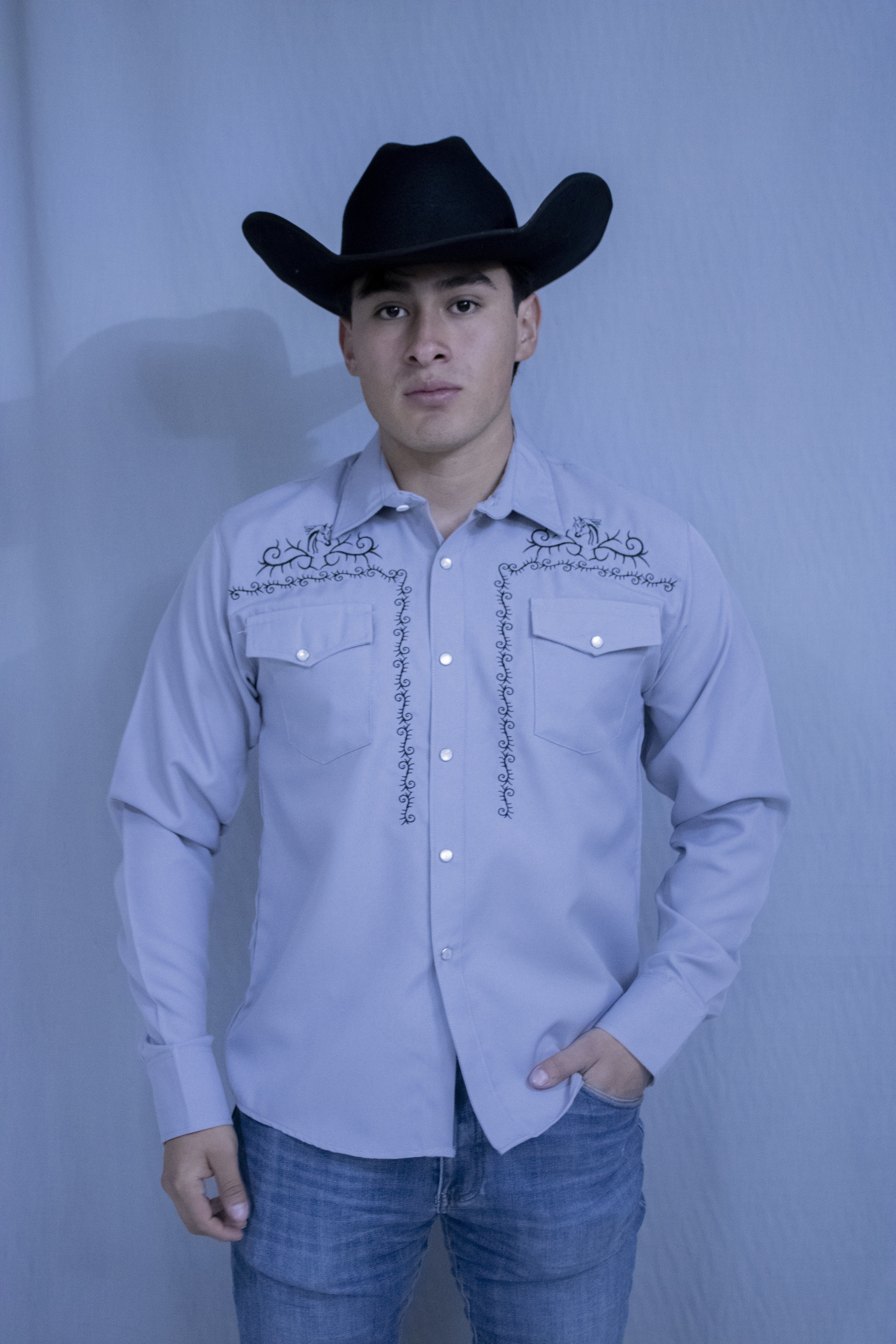Camisa Vaquera Bordados Rancheros