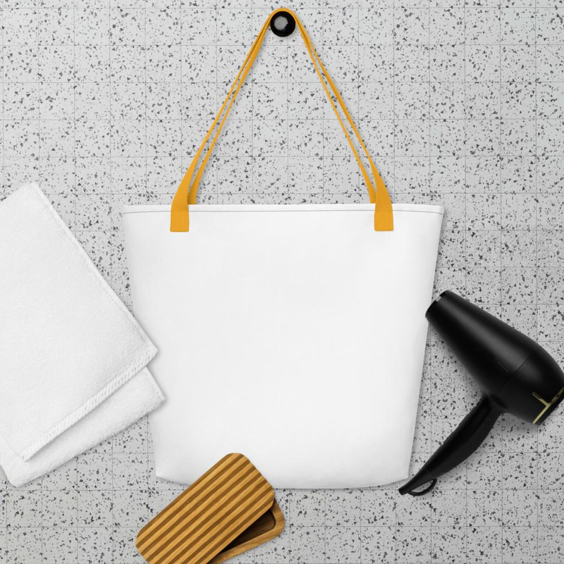 canvas tote bags सफेद हडबैग