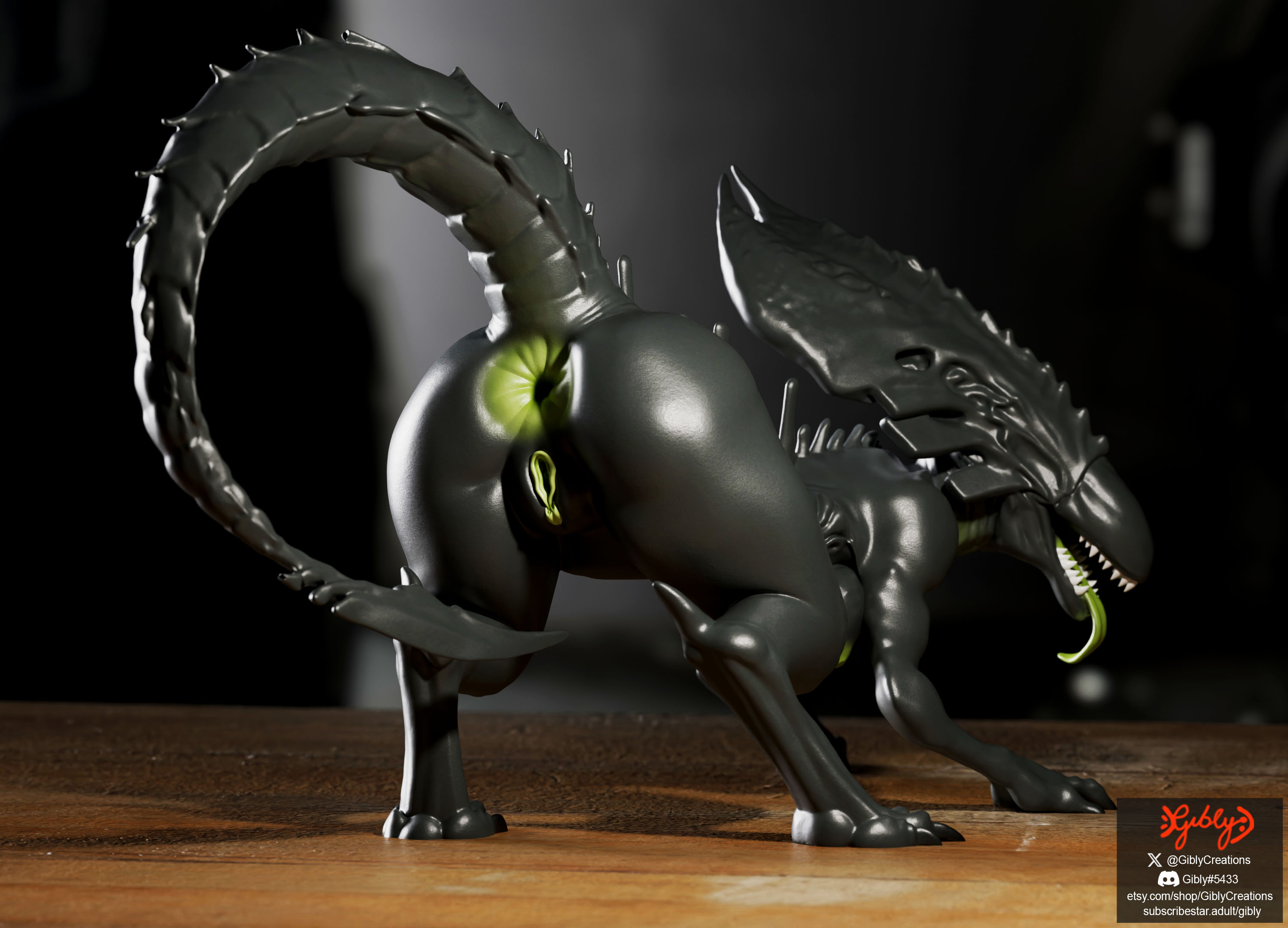 Xenomorph Canine 7 Inch figurine