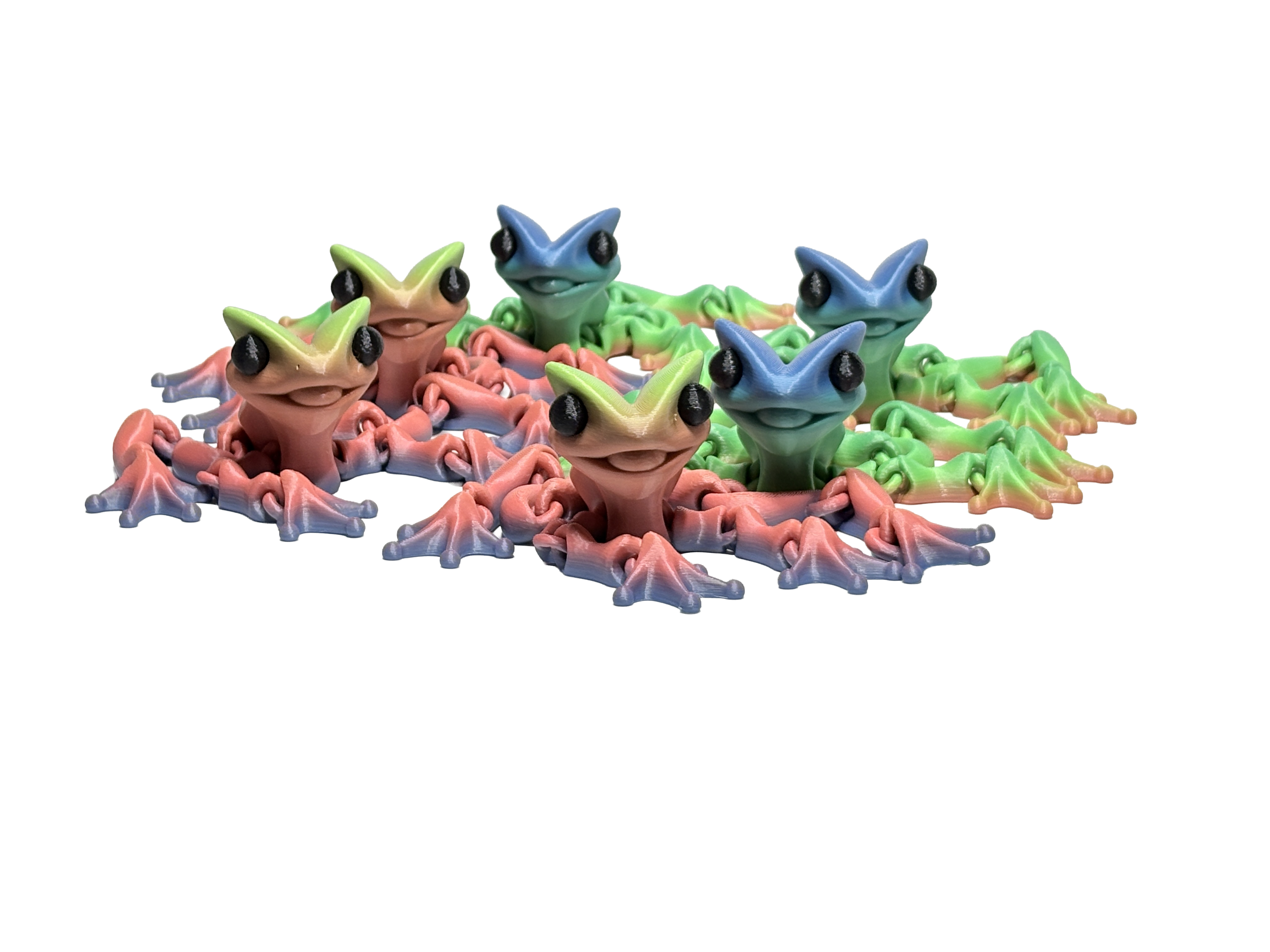 Medium Articulated Peace/Tree Frogs