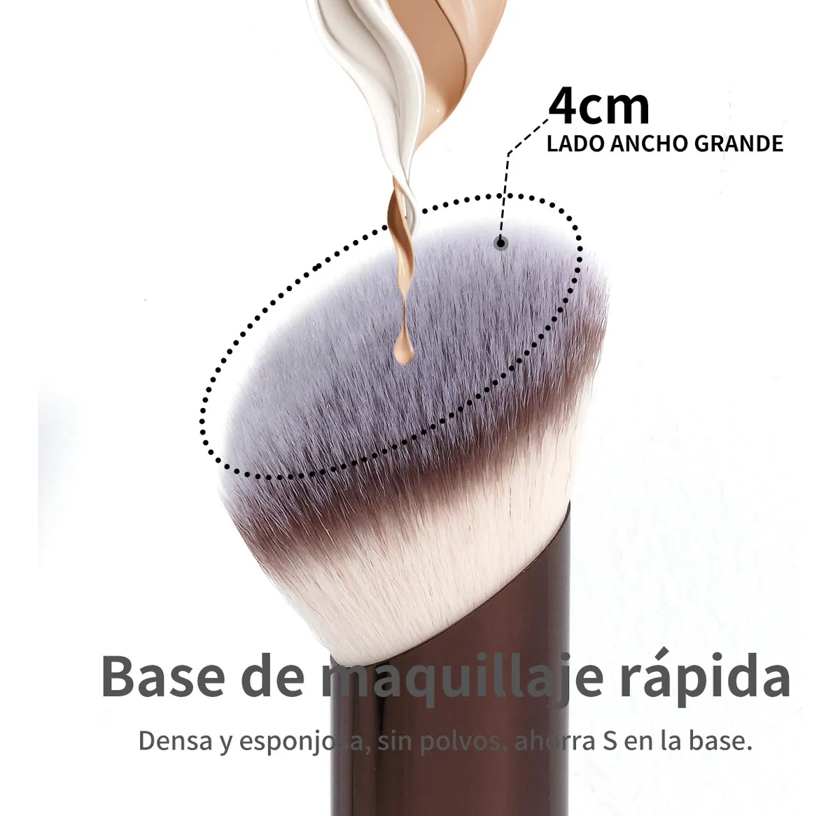 Set De Brochas Maquillaje Profesional Alto Nivel 4pcs