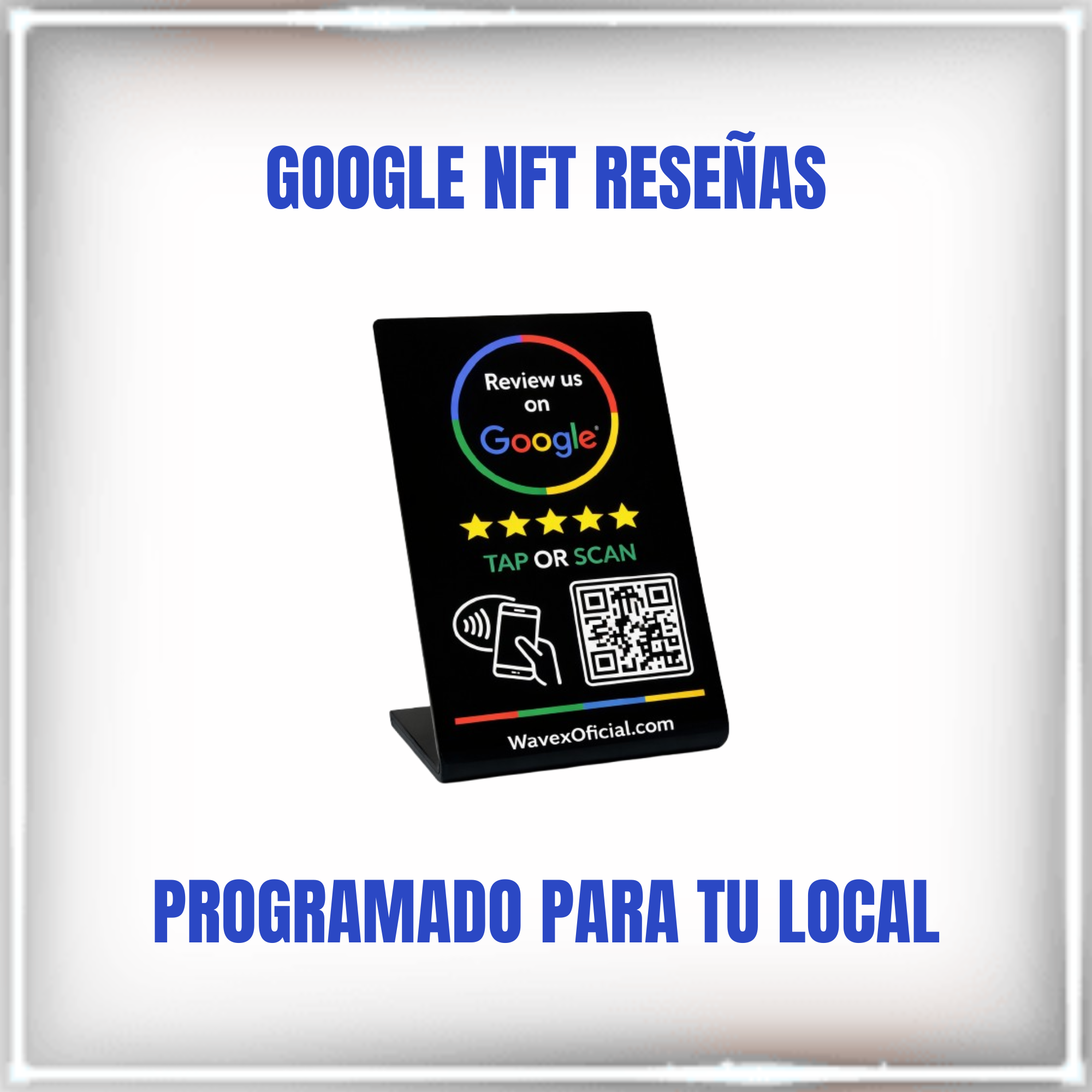 Web profesional +  Tarjeta Google Reseñas