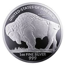  Moneda de Plata 1 Onza .999 – Diseño Indio Americano (Buffalo)