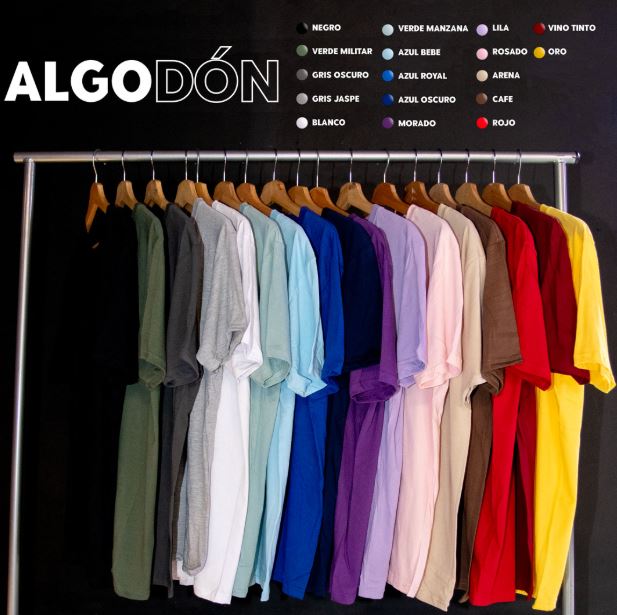 Cmisetas  de algodón