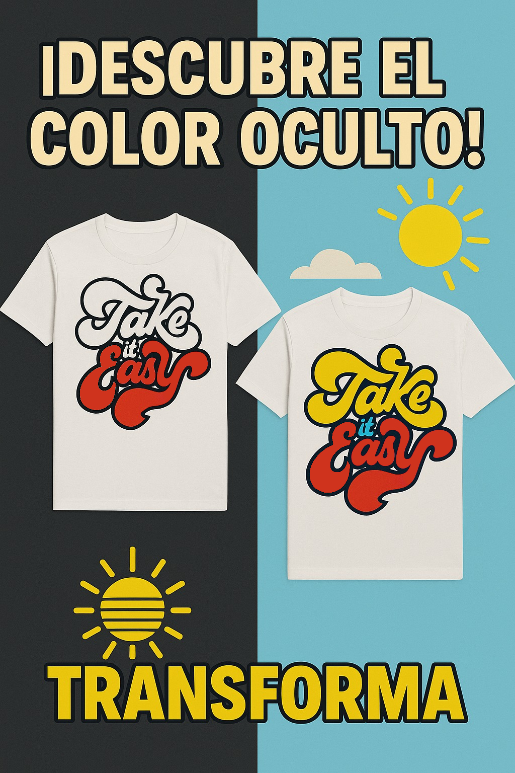 Camiseta Transforma 'Take it Easy'