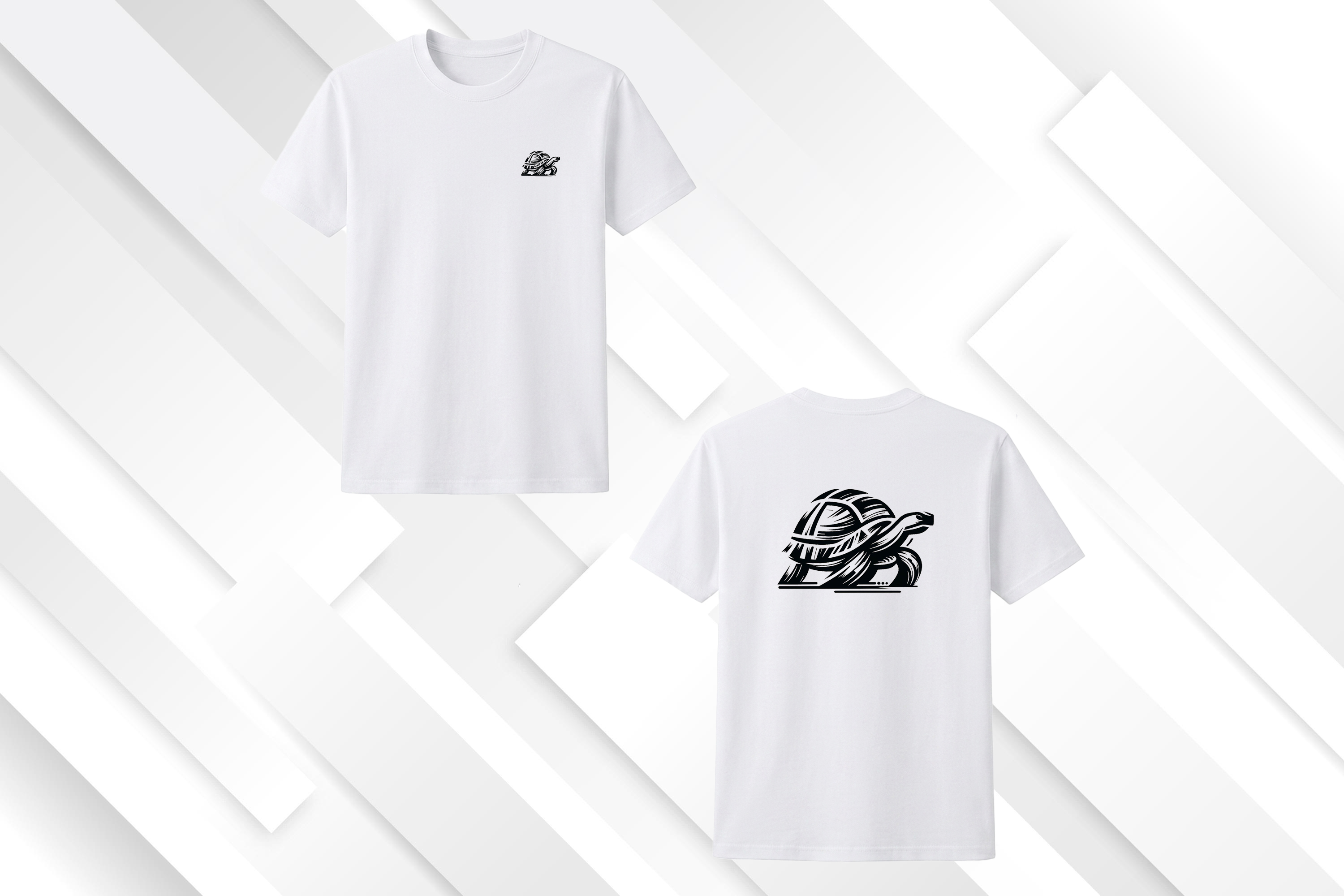 Camiseta Camisa Cuello Redondo Unisex Tortuga