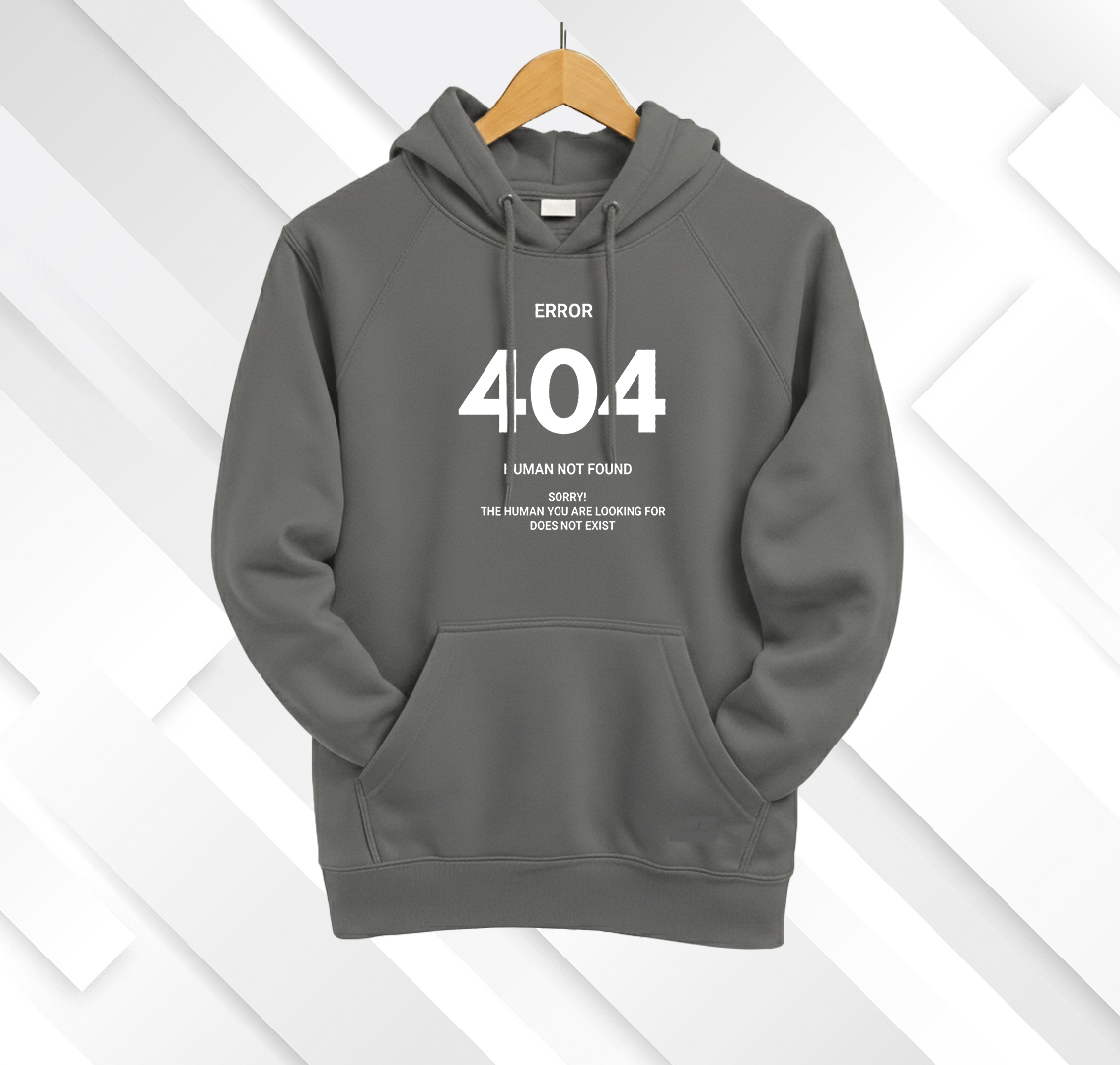 Sudadera Error 404 Human Not Found
