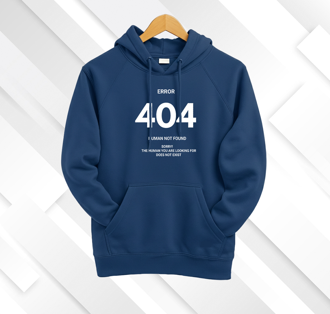Sudadera Error 404 Human Not Found