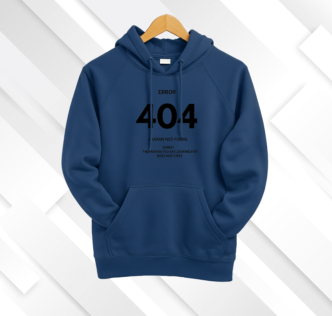 Sudadera Error 404 Human Not Found