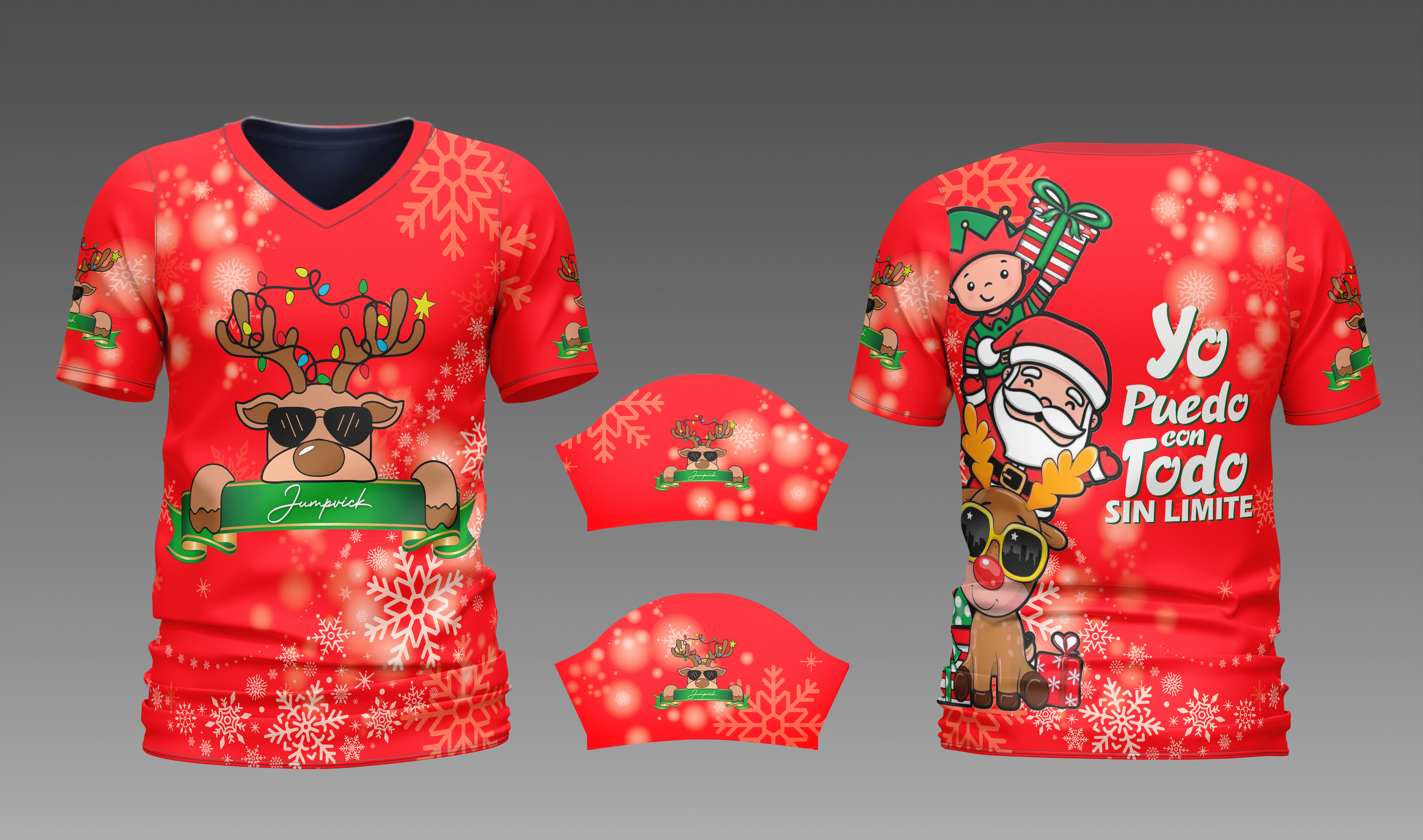 Playera JumpVick Edición Navidad – Diversión, Estilo y Espíritu Festivo
