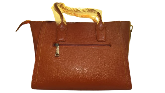 Ravari Tan Heritage Embossed Leather Tote