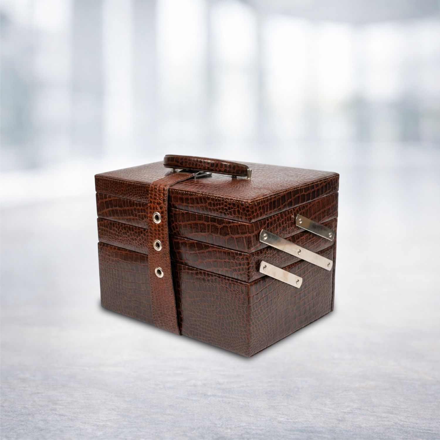 RAVARI Premium Leather Jewellery Box