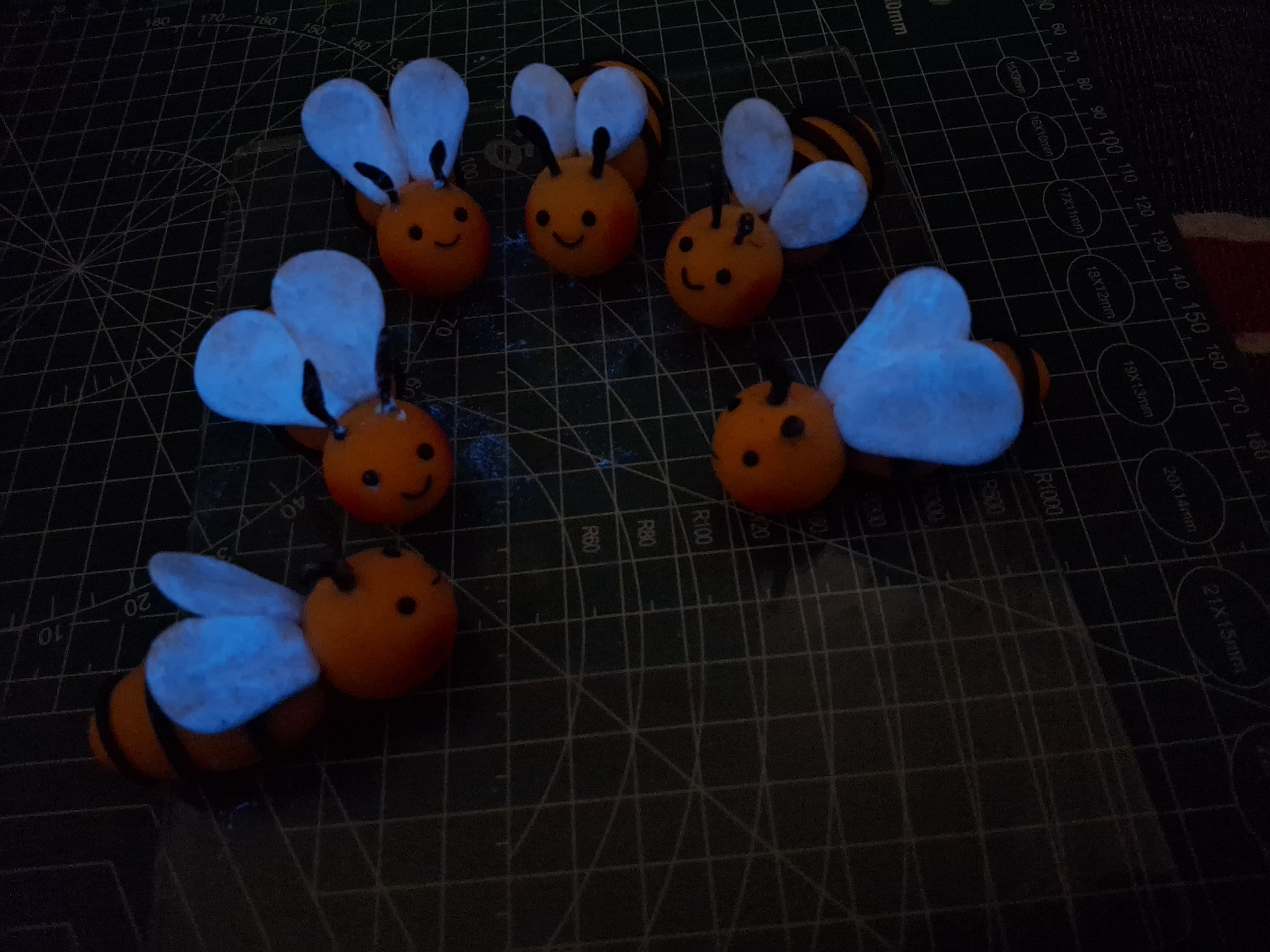 Handmade Bee Figurines