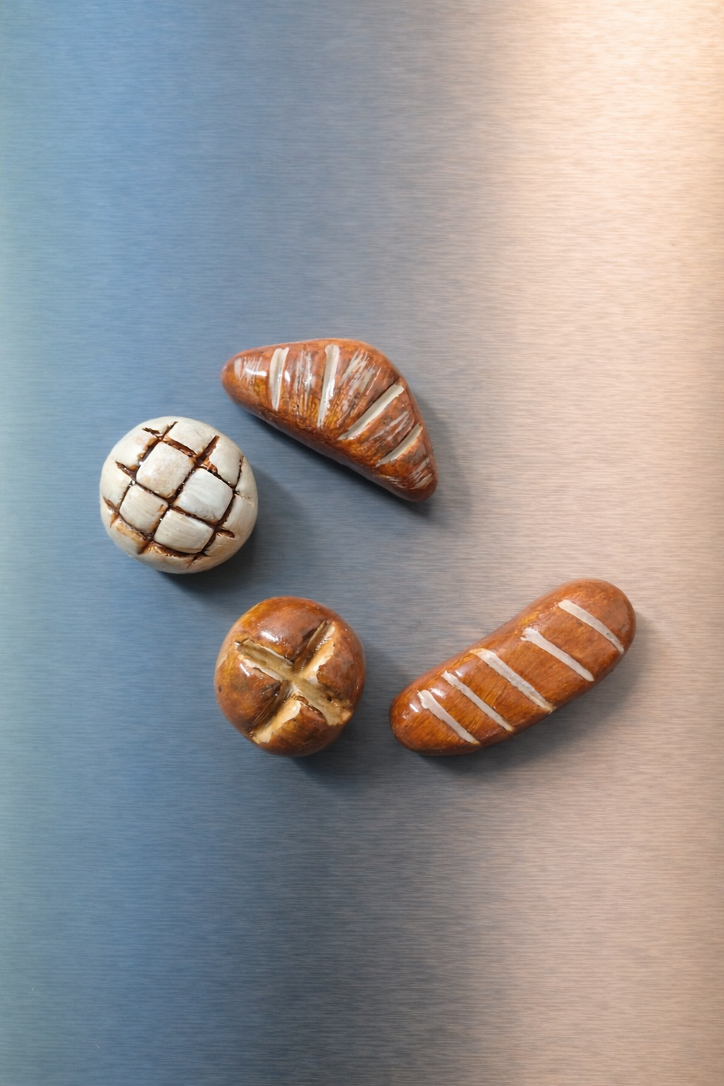 Miniature Bread Magnet Set