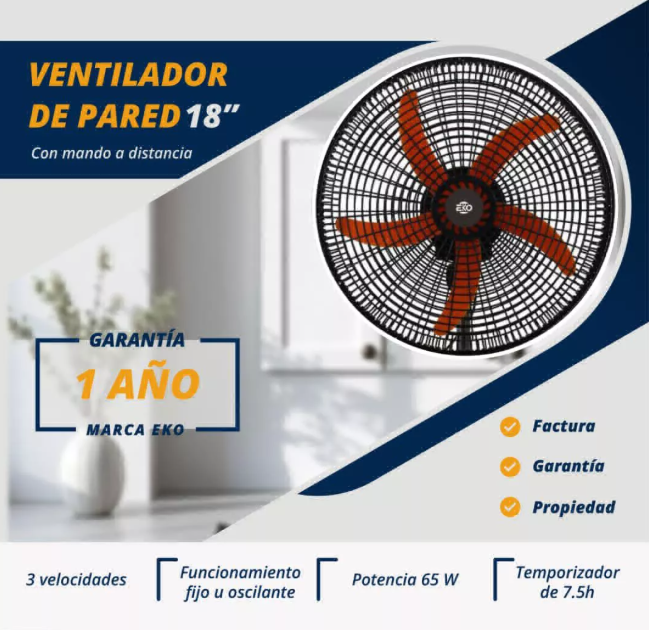 Ventilador de pared 18''