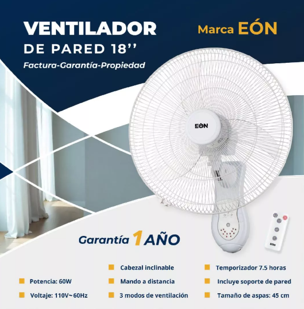 Ventilador de pared 18''