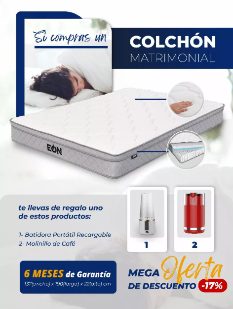 Colchón matrimonial