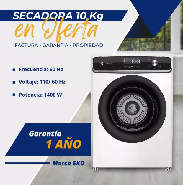 Secadora 10 Kg