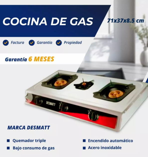 Cocina de gas