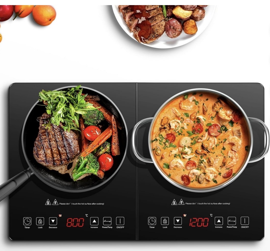 Placa de inducción doble 2 ornilla