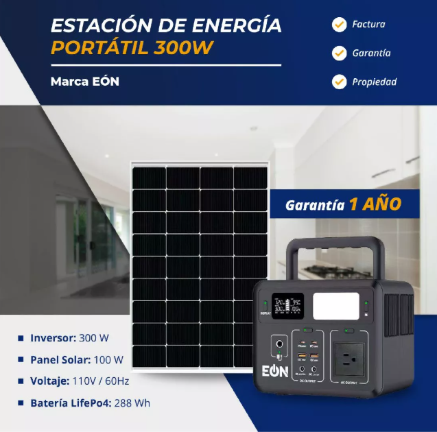 Estación de energía portátil 300W
