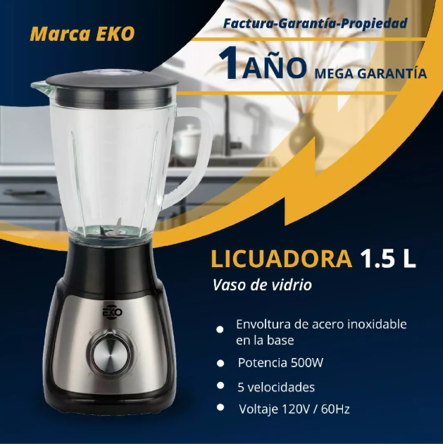 Licuadora 1.5 L EKO