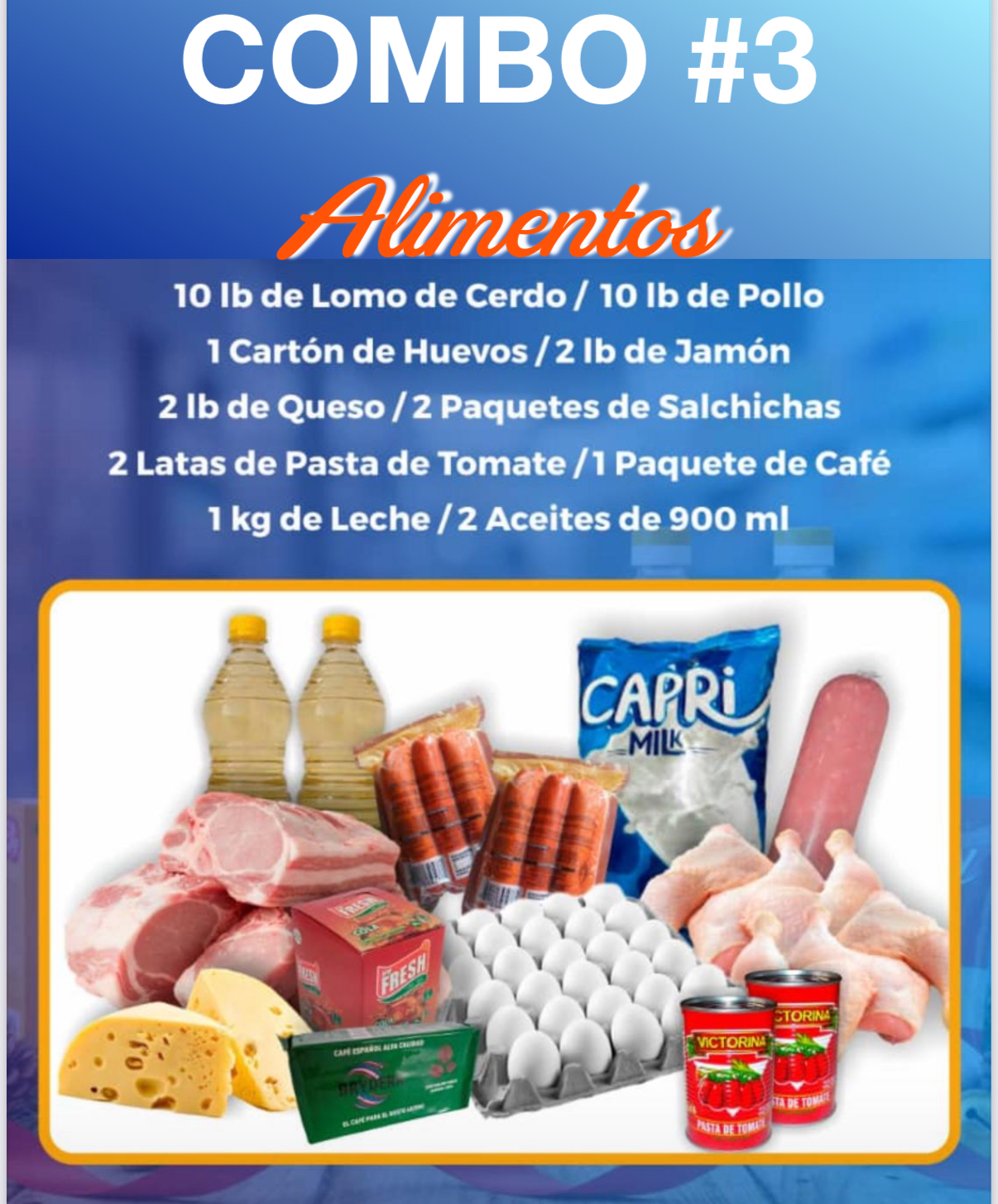 Combo #3 de Alimentos