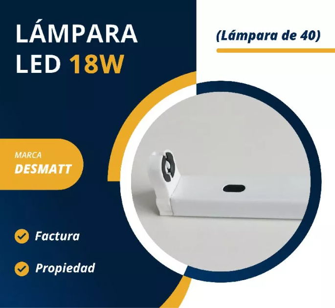 Lámpara LED 18W