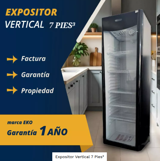 Expositor Vertical 7 Pies³