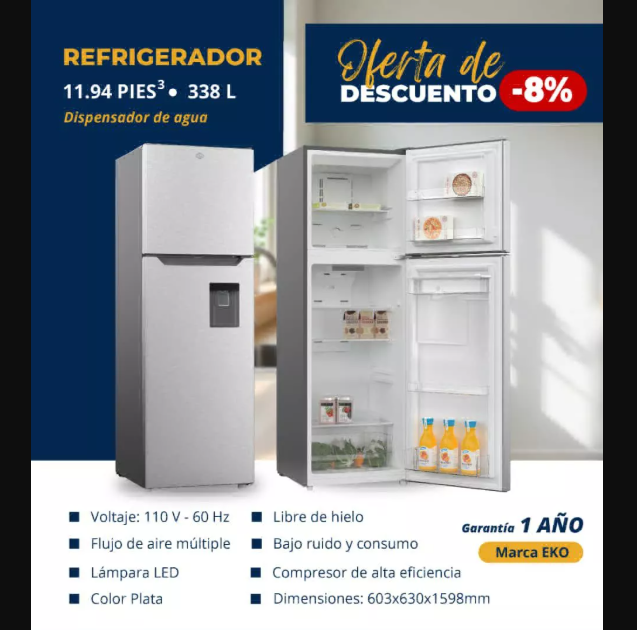 Refrigerador 11.94 pies³