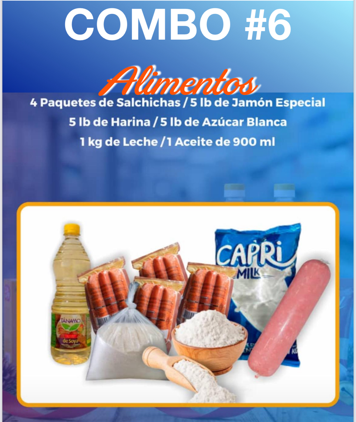 Combo #6 de alimentos