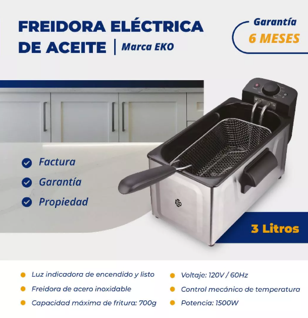 Freidora eléctrica de aceite