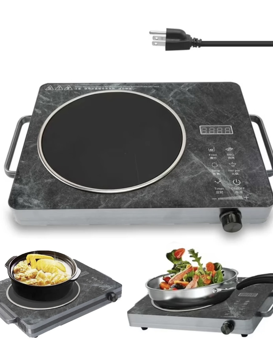 Placa de inducción portátil 1ornilla