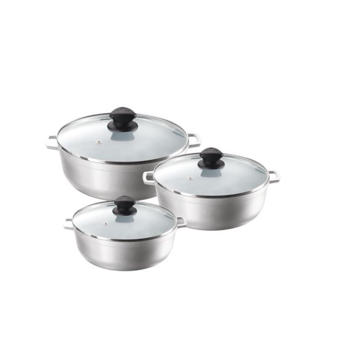 Juego de ollas de aluminio