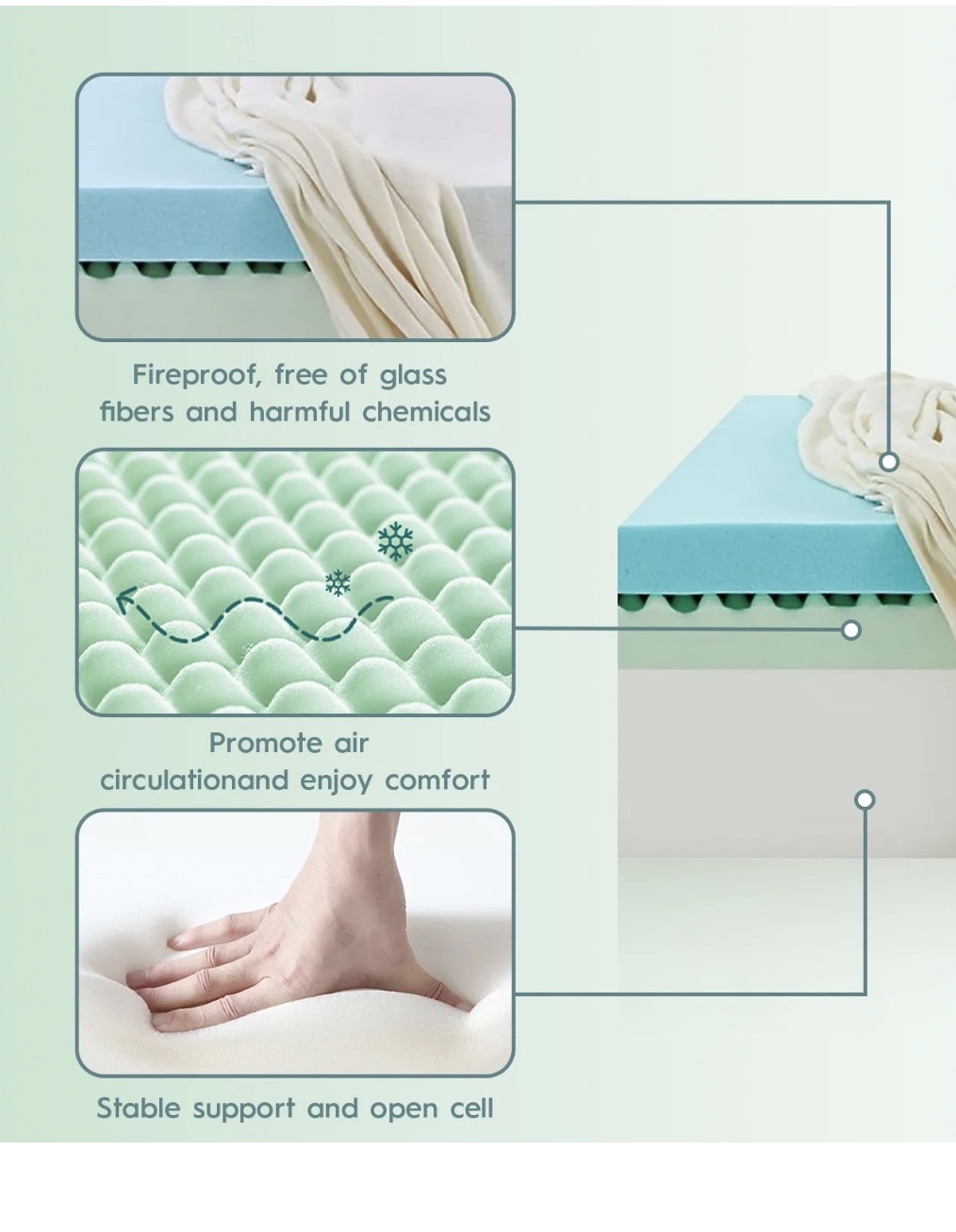 Cama Queen Deluxe Minimalista