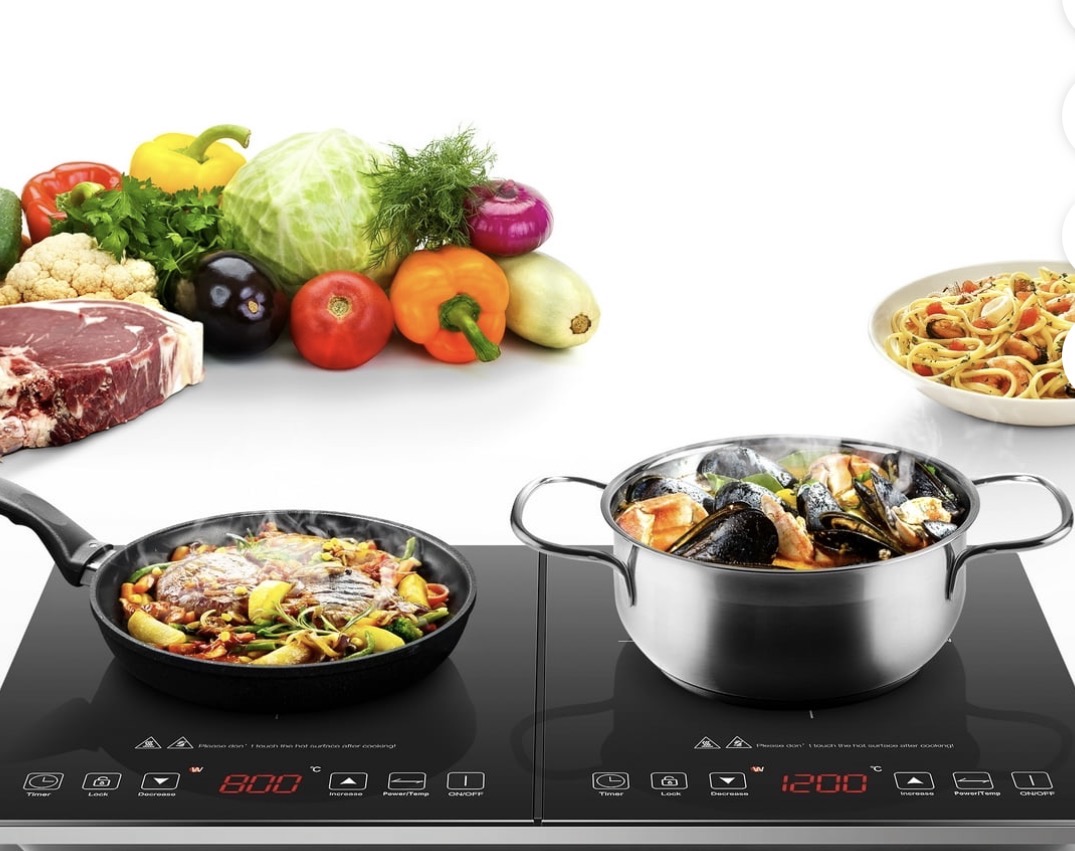 Placa de inducción doble 2 ornilla