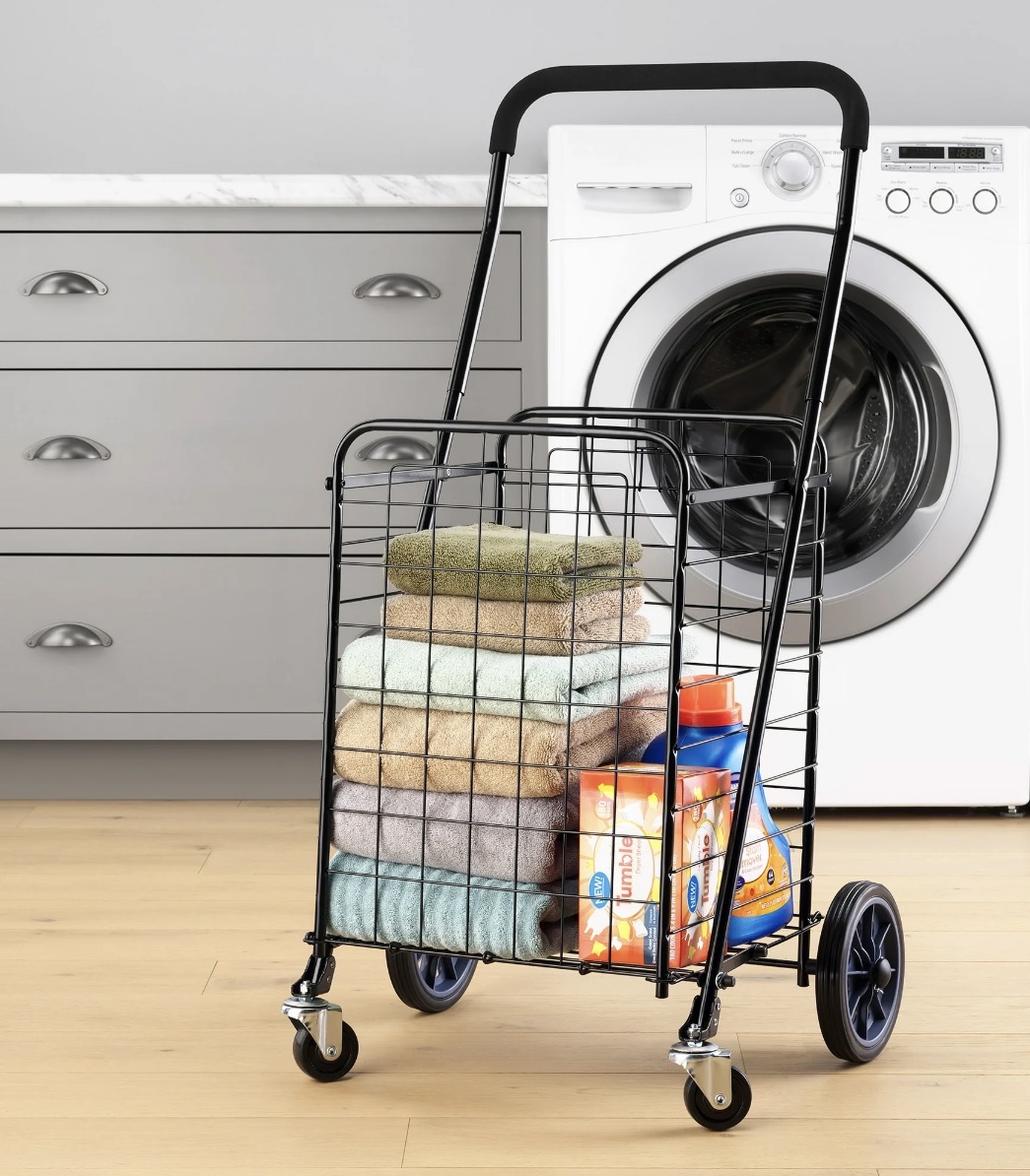 Carrito de compras plegable