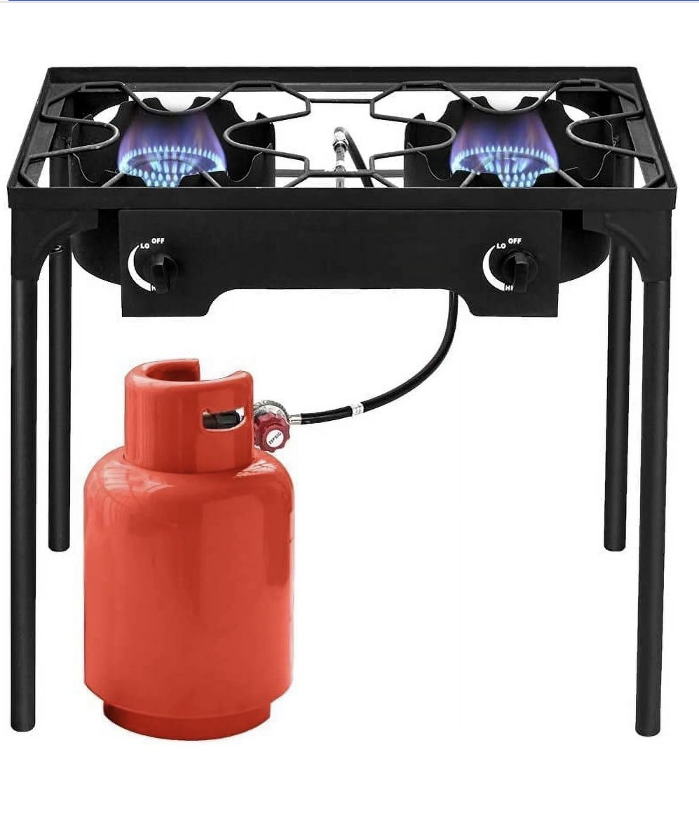 Estufa de Exterior Doble Quemador