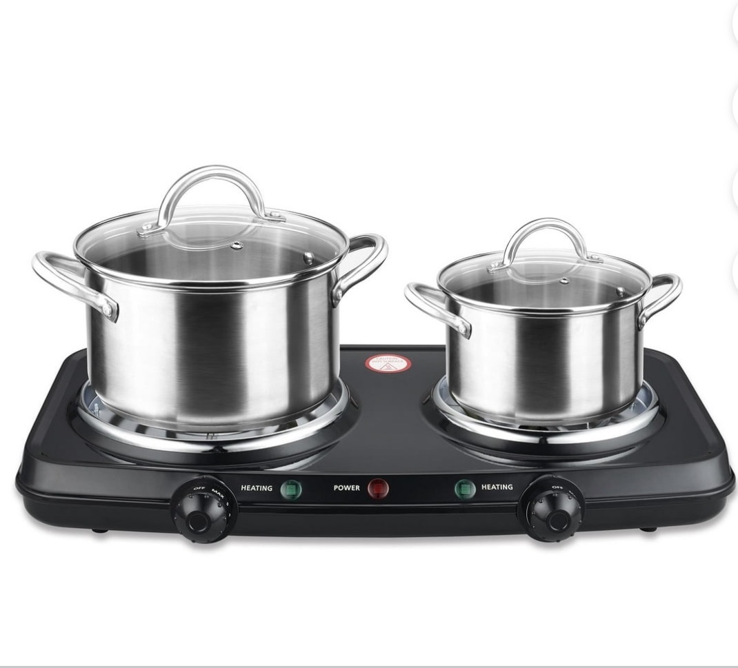 Estufa eléctrica doble