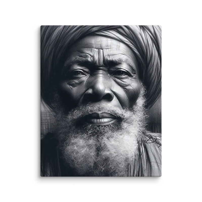 Silence Is My Ancestral Strength — Canvas Art Print